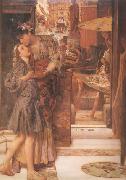 Alma-Tadema, Sir Lawrence The Parting Kiss (mk24) oil painting picture wholesale
